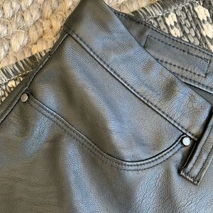 [ BLANK NYC ] Faux Leather Jeans